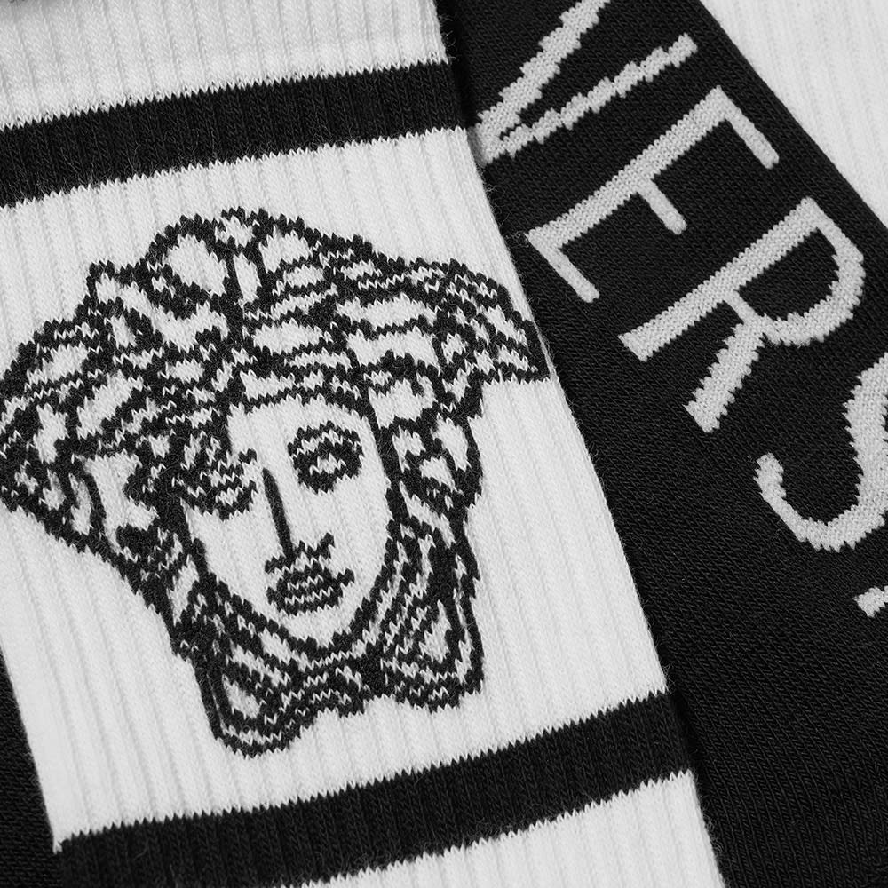 Versace Medusa Logo Sock - 3