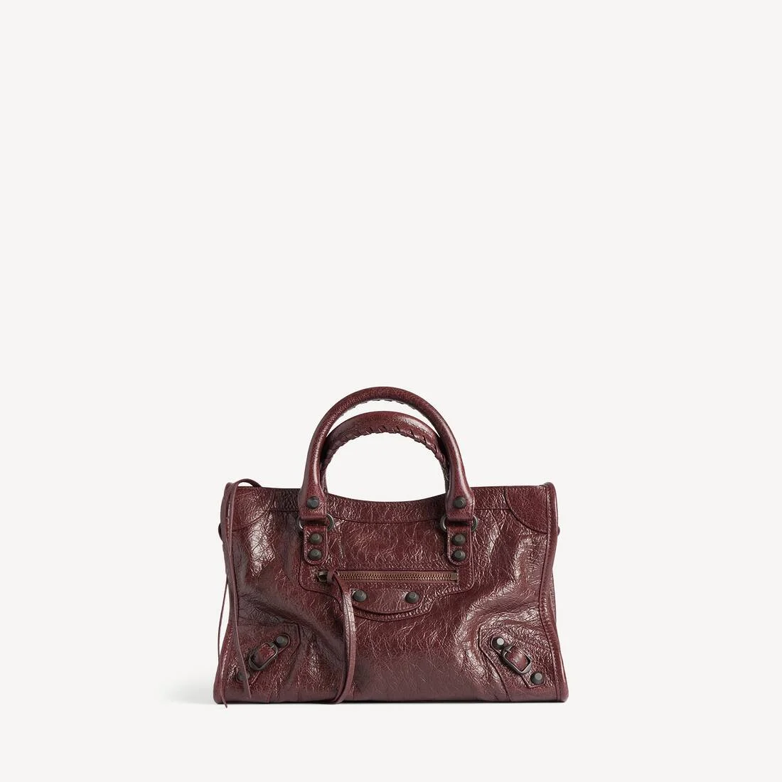 Women's Le City Bag Small in Dark Burgundy - 1