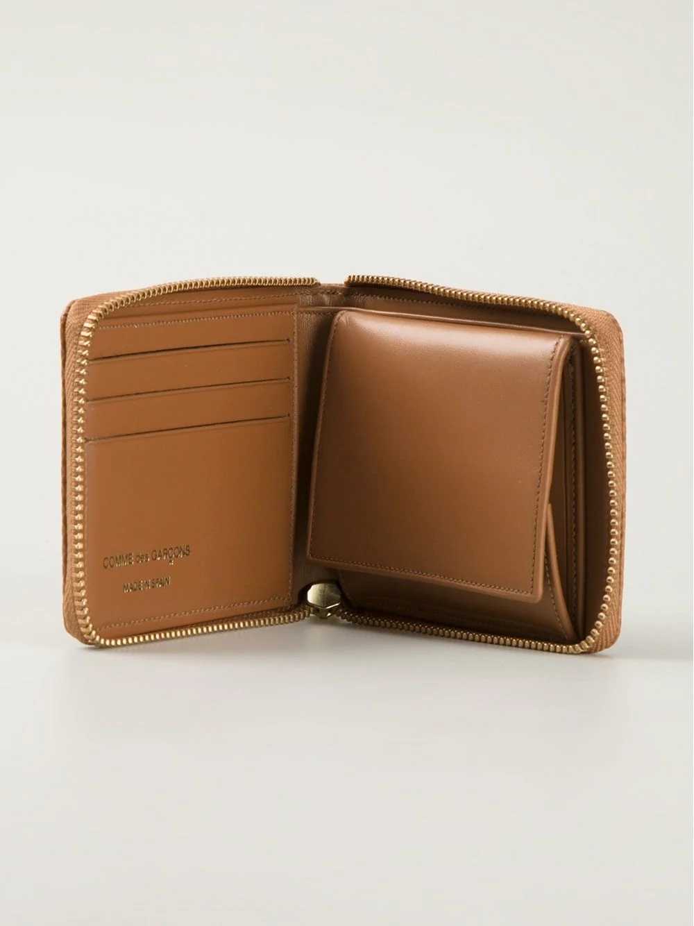 textured zip around wallet - 3