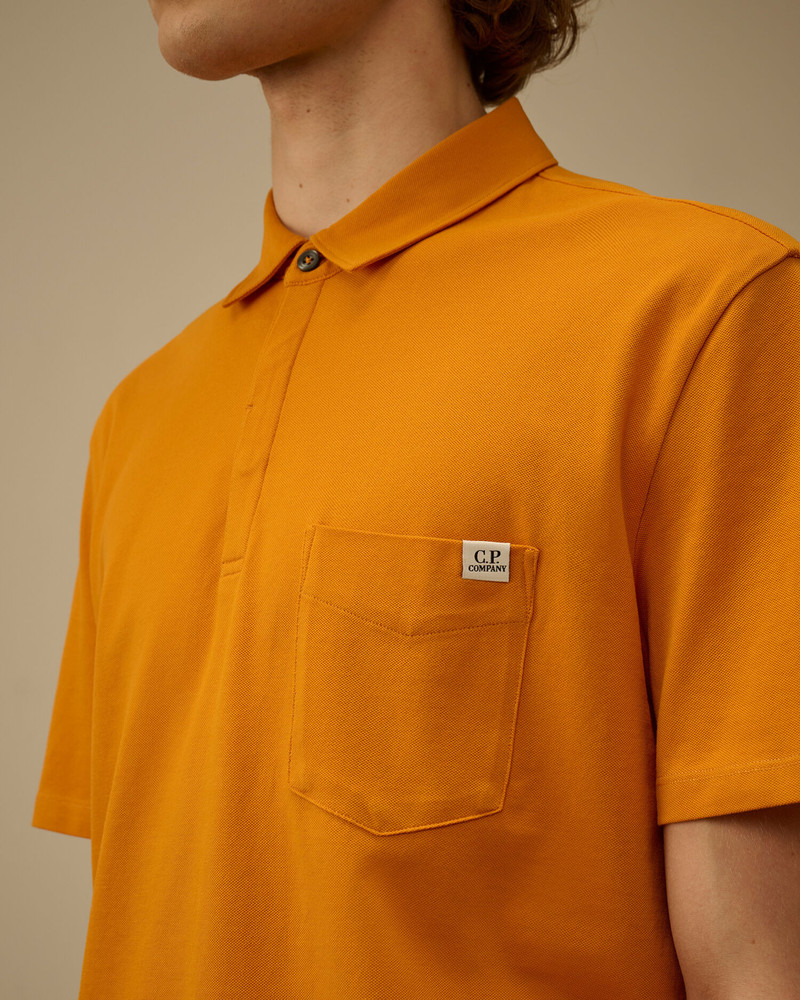 Stretch Piquet Short Sleeve Chest Pocket Polo 5