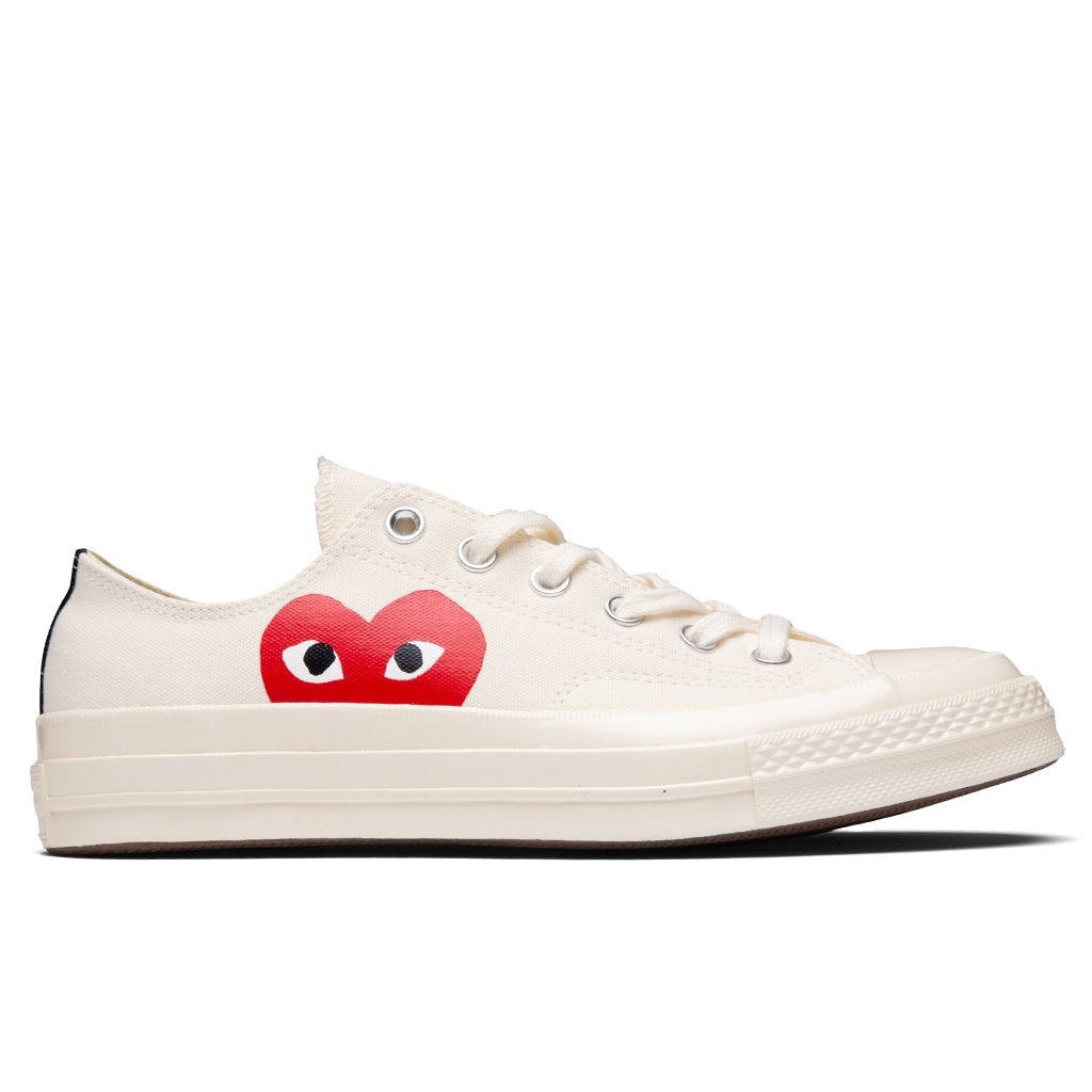 CONVERSE X COMME DES GARCONS PLAY ALL STAR CHUCK '70 OX - WHITE - 1