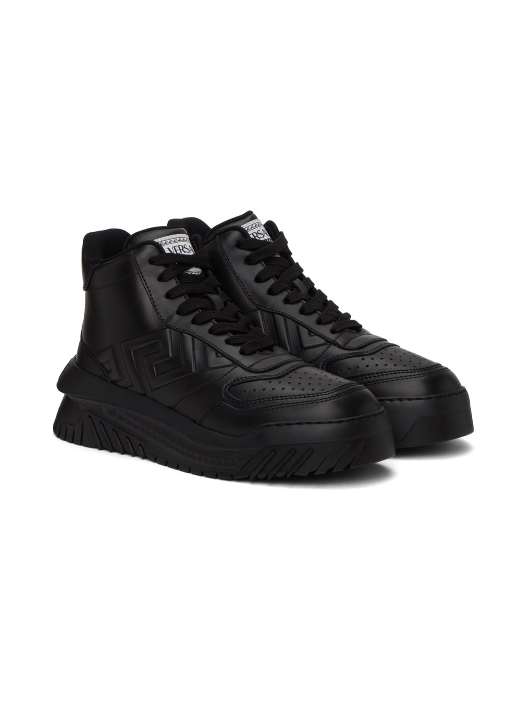 Black Greca Odissea Sneakers - 4