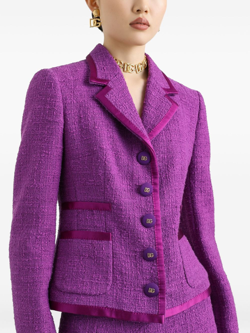 tweed blazer - 4