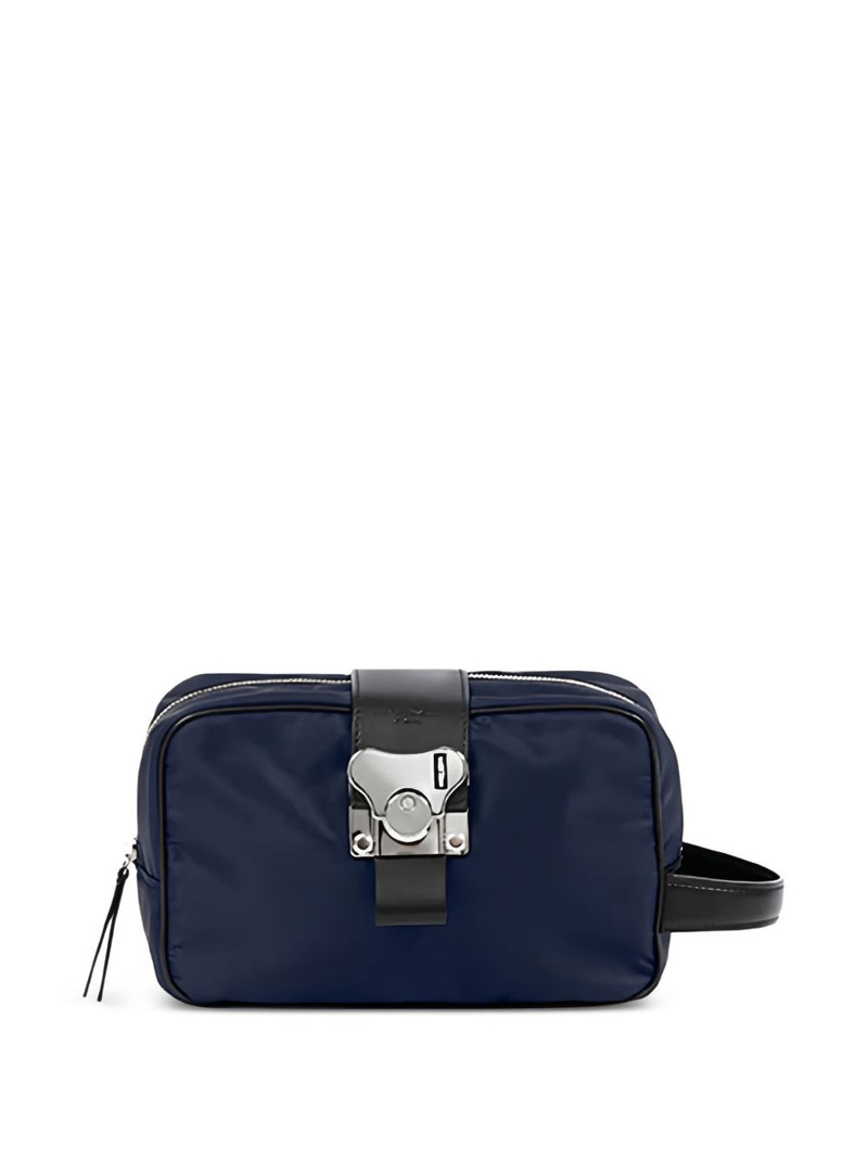 buckle-detail wash bag 1