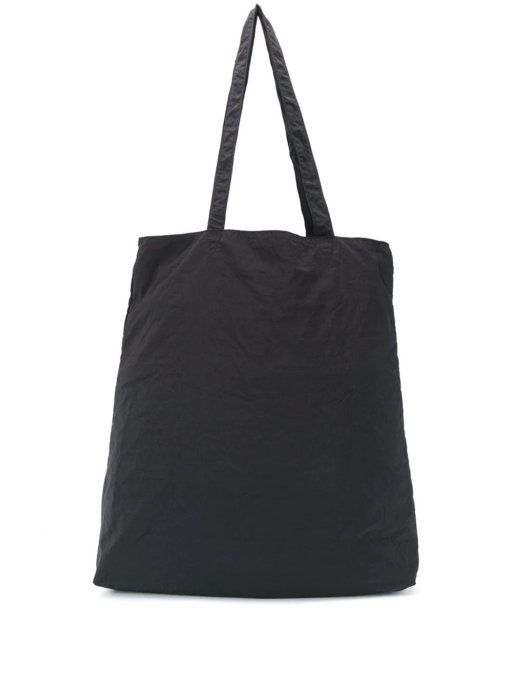 open-top cotton shoulder bag - 1