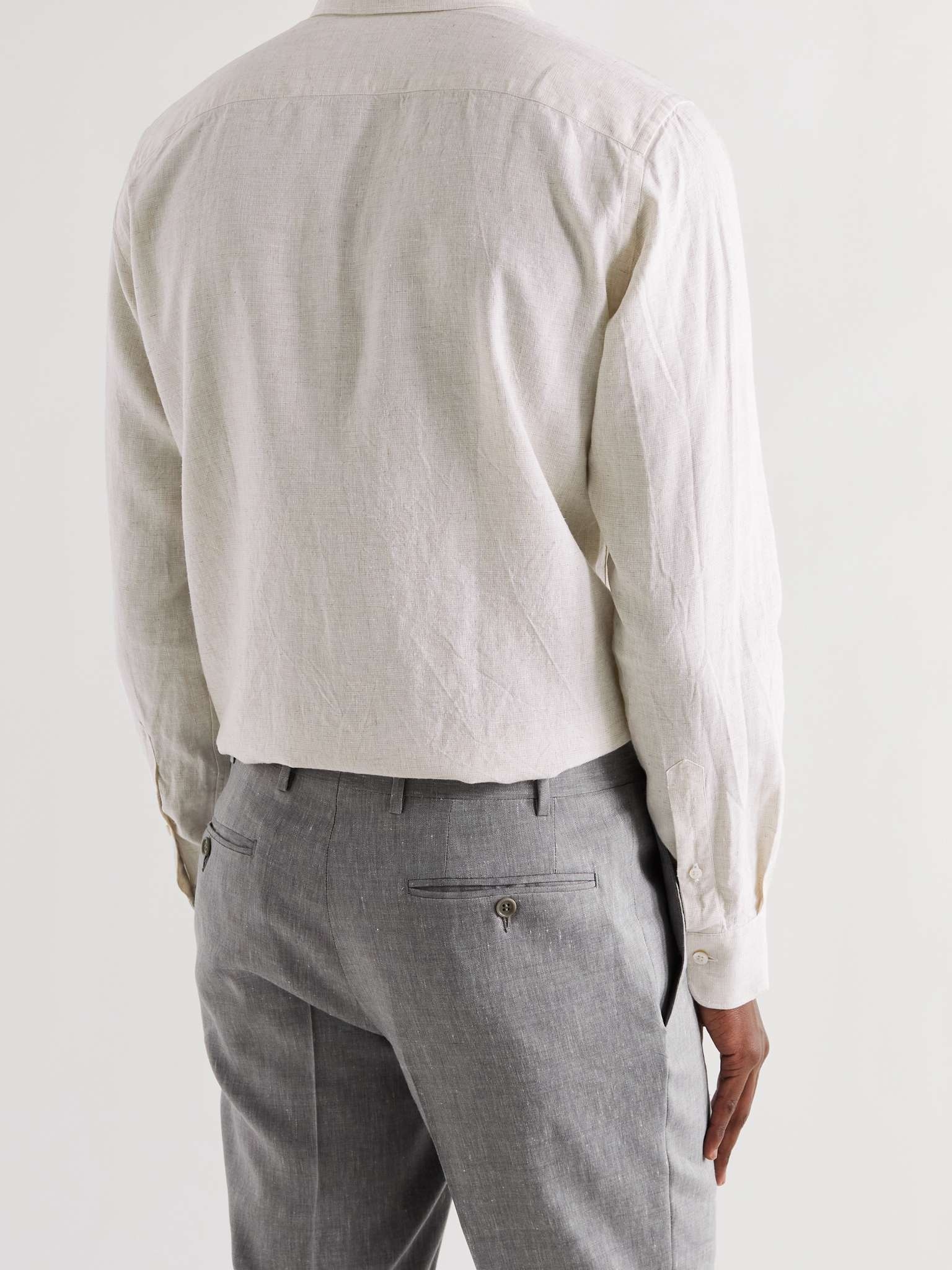 Linen and Lyocell-Blend Shirt - 4