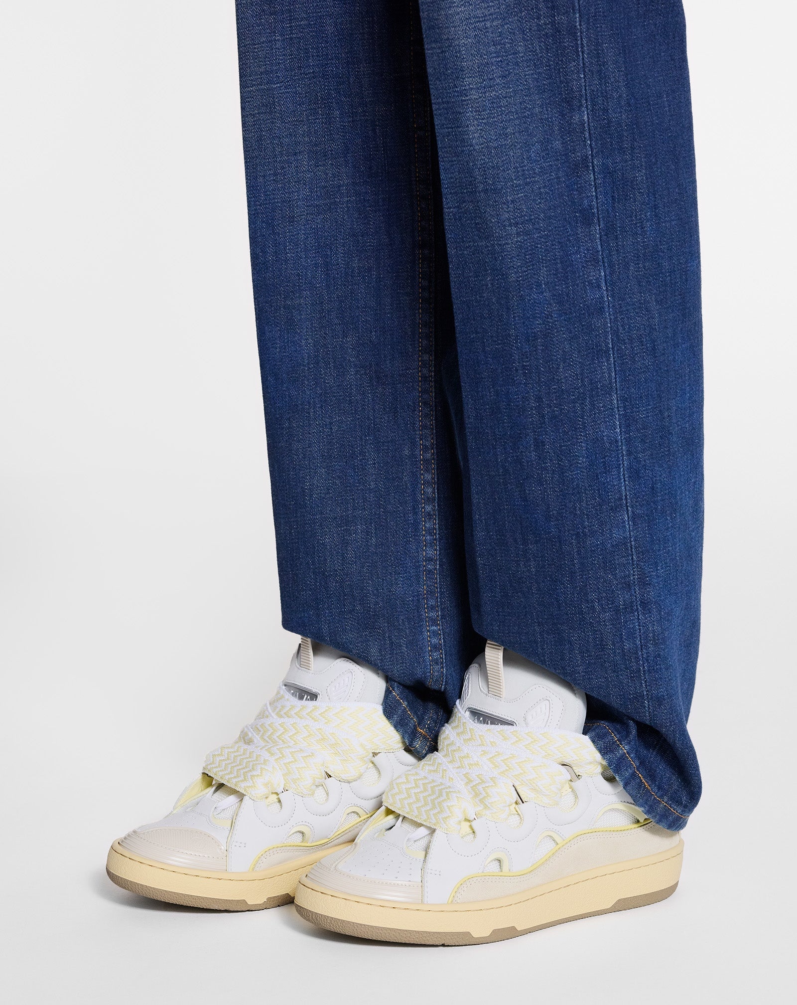 CURB LEATHER SNEAKERS - 8