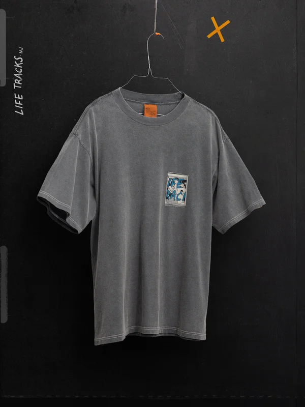 Koffe T-Shirt LifeTracks III Antracite - 1