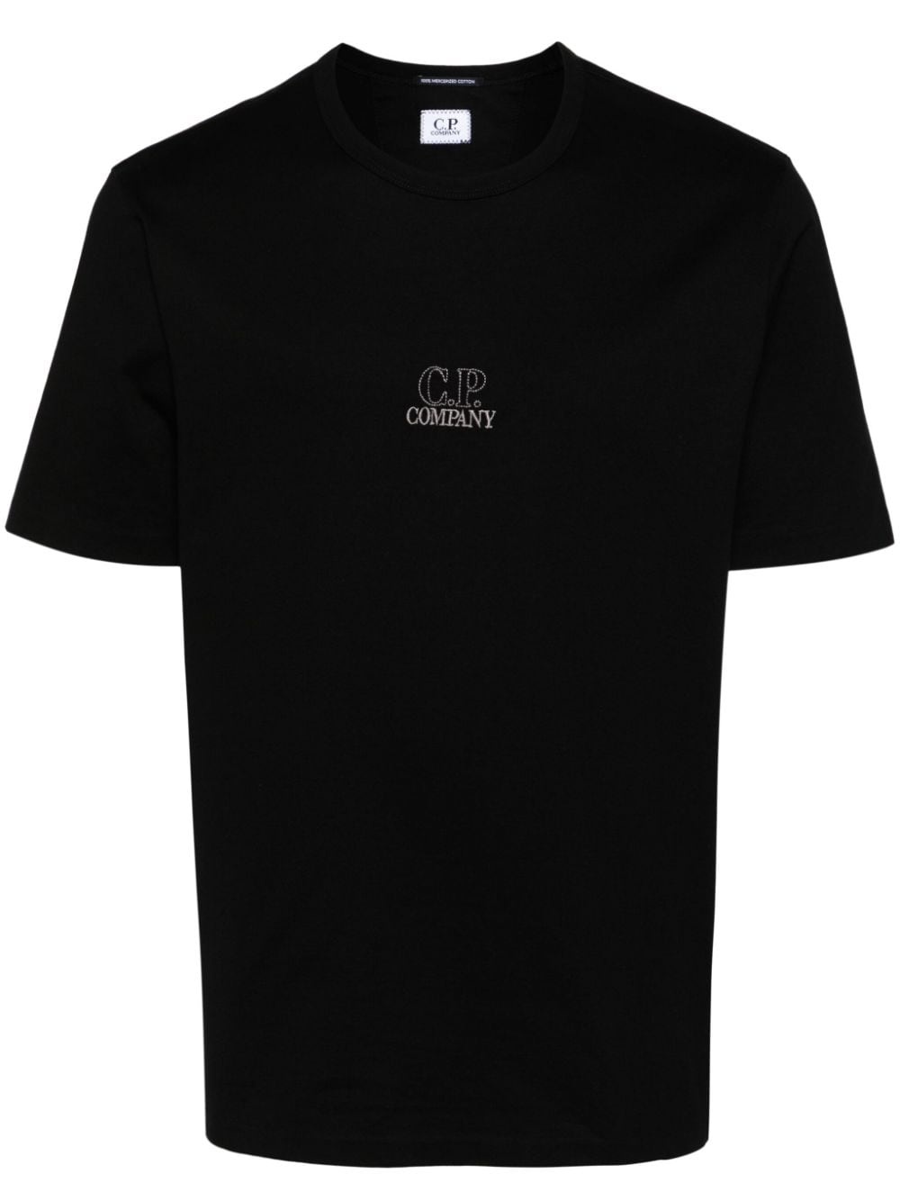 logo-embroidered T-shirt - 1