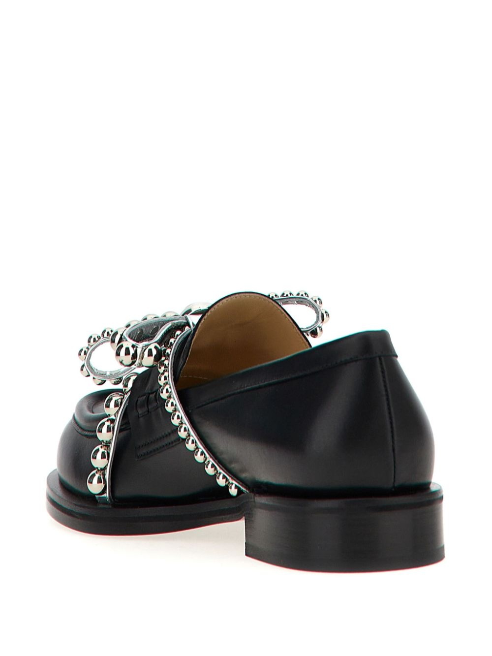 stud-embellished loafers - 3