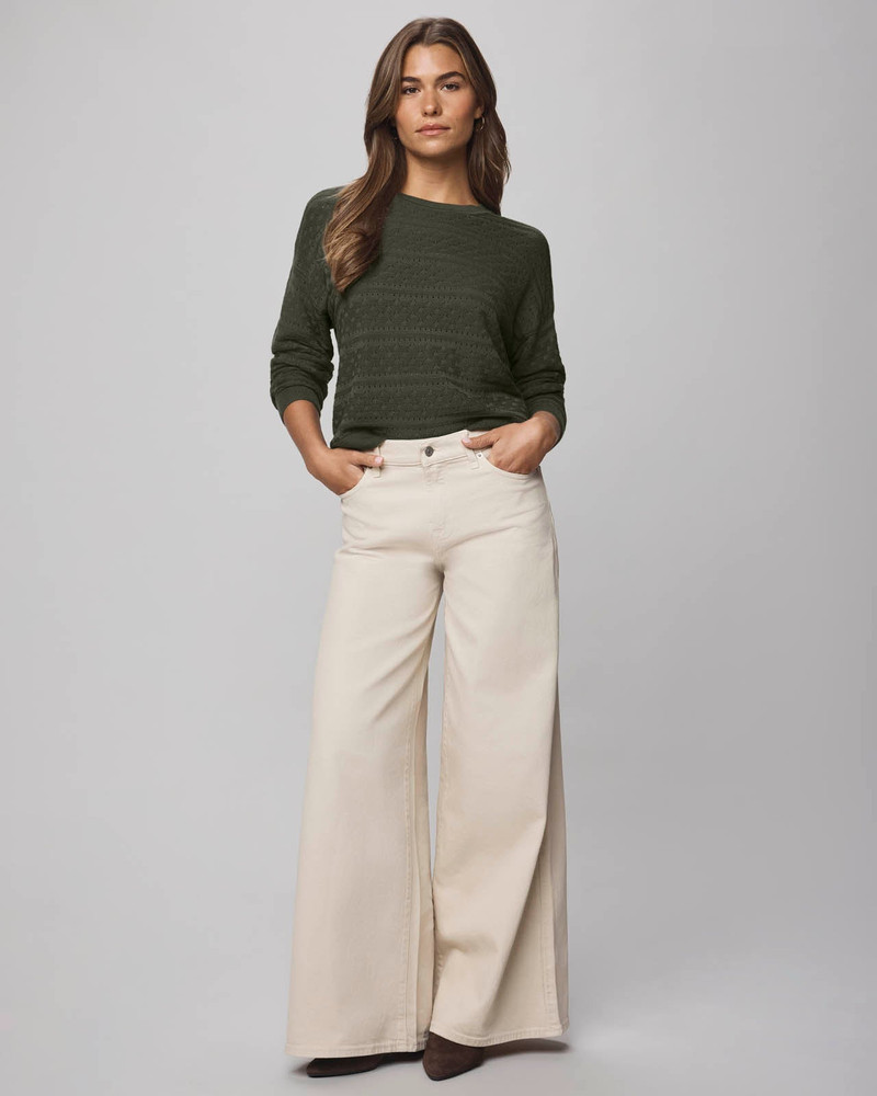Splendid Georgie Cashblend Pointelle Sweater outlook