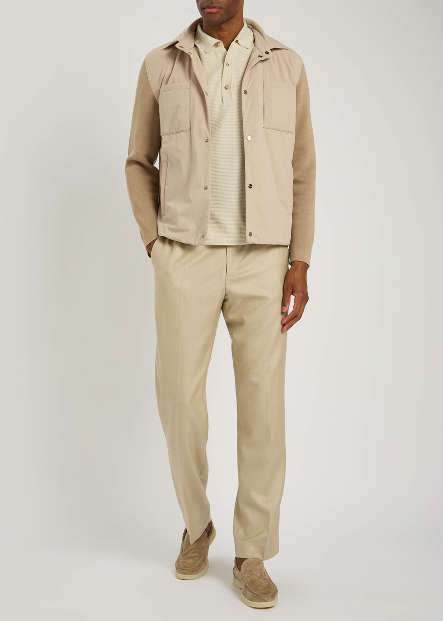 Herno Knitted Cotton and Shell Overshirt - 4