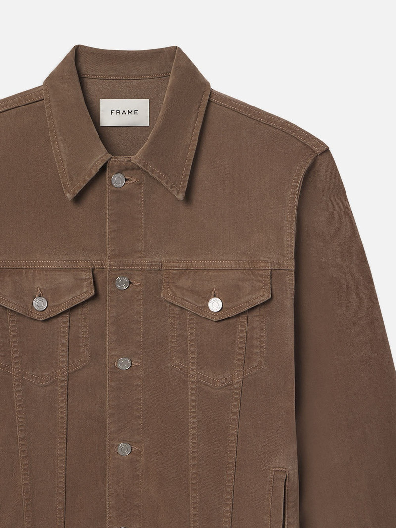 FRAME Heritage Jacket in Dark Camel outlook