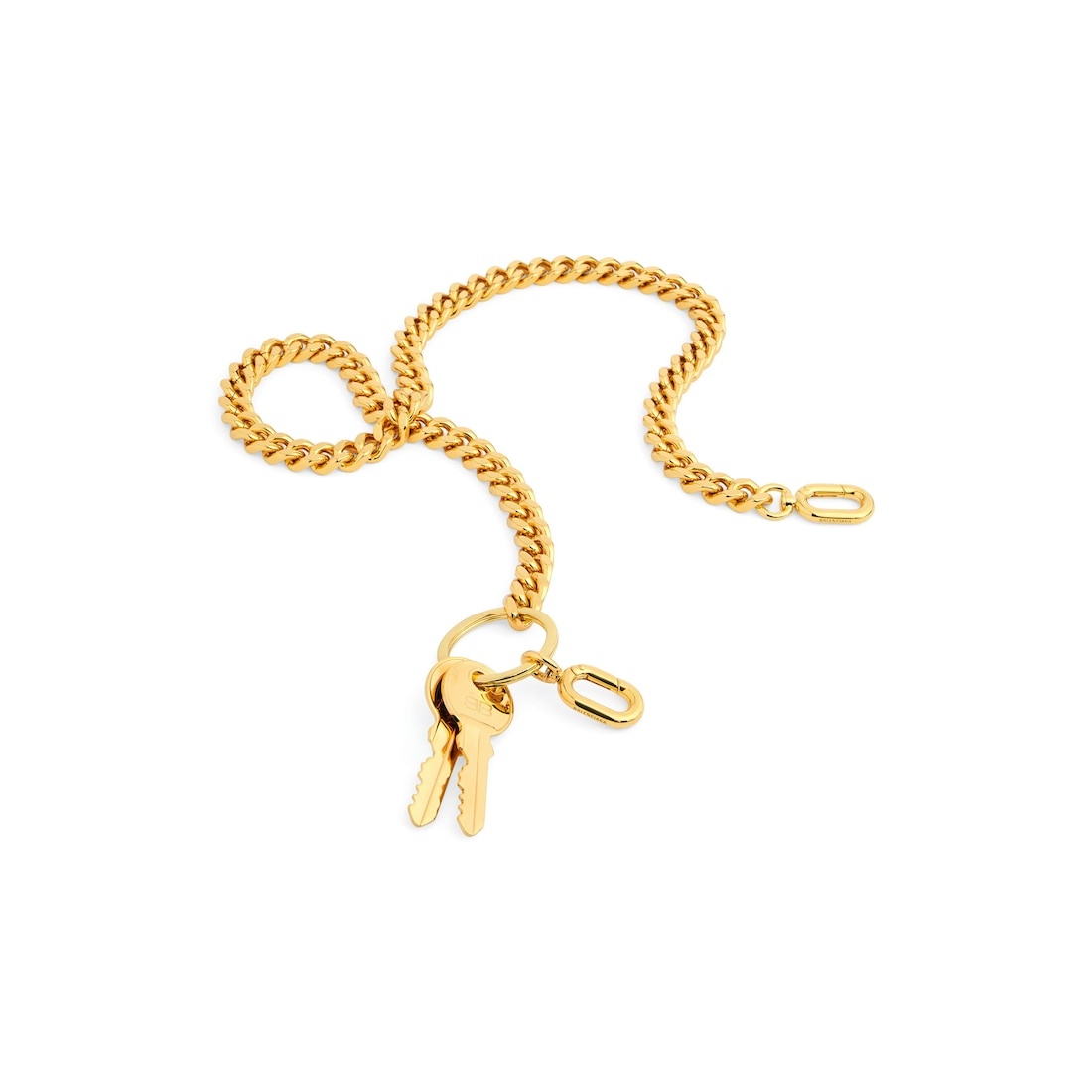 Women's Hourglass Chain Strap in Gold - 2