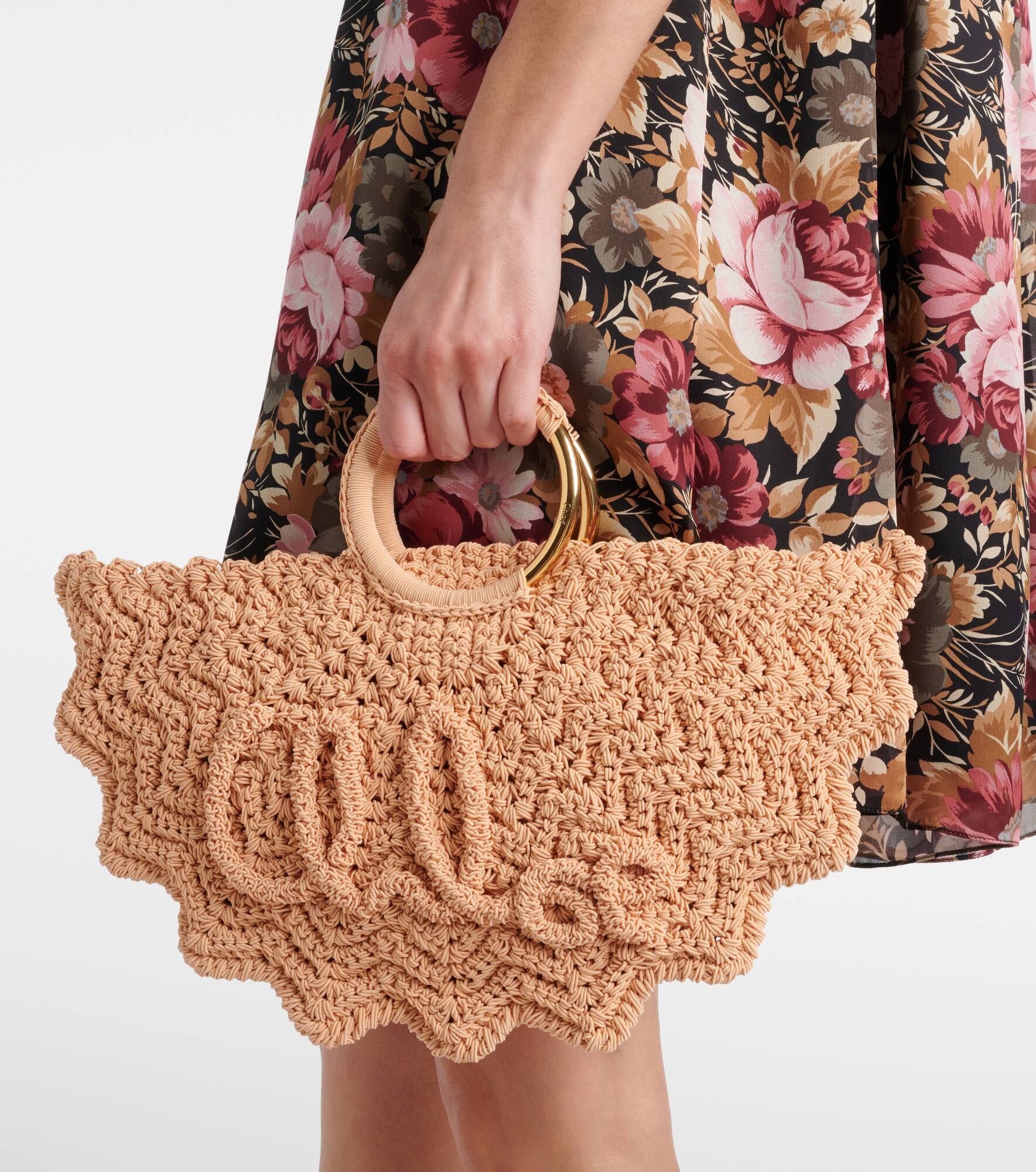 Bracelet Paravent Small crochet tote bag - 2