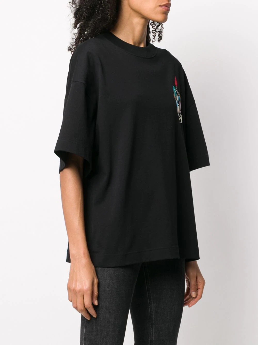 9-embroidered oversized T-shirt - 3