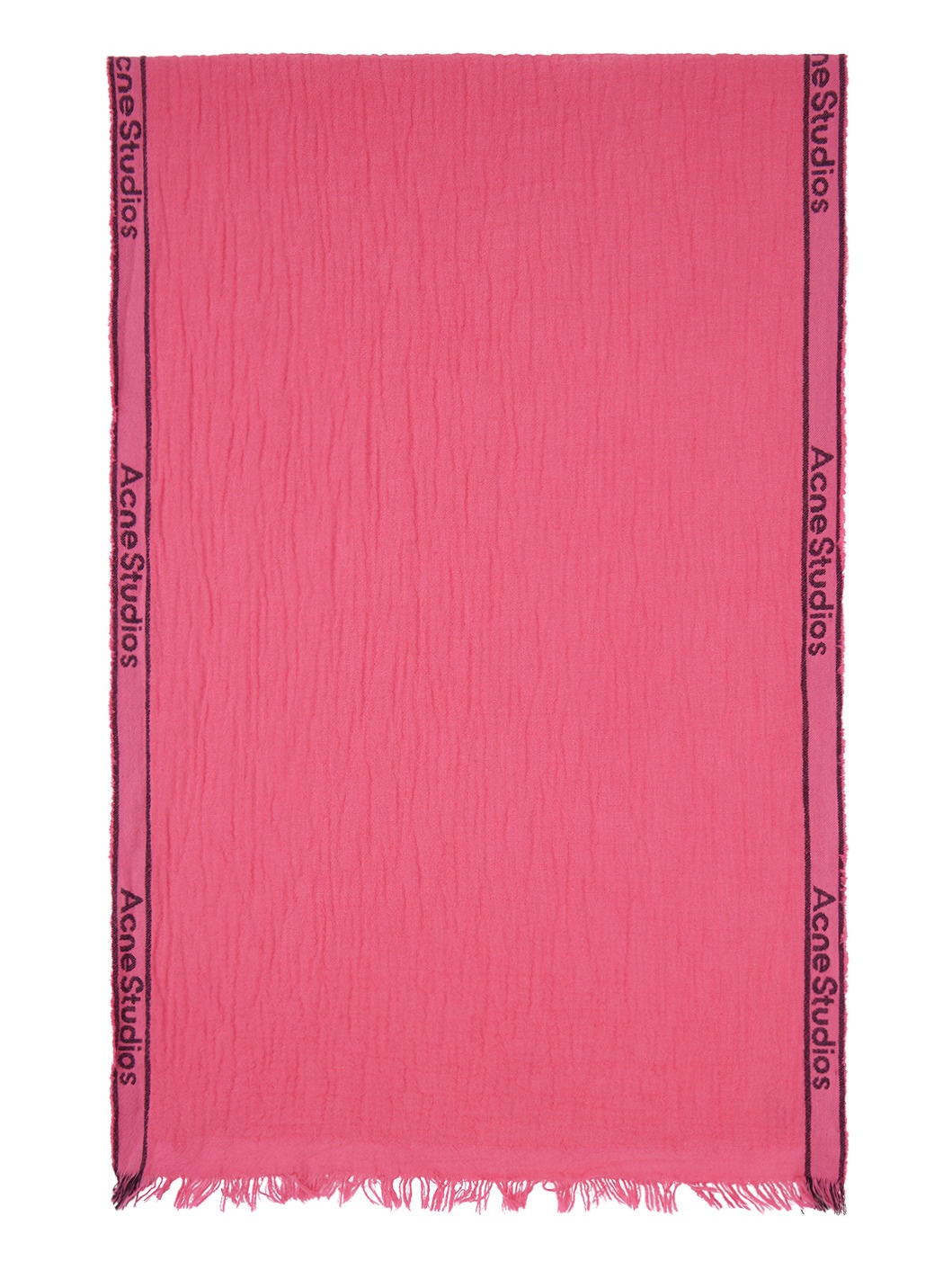 Pink Logo Tape Scarf - 1