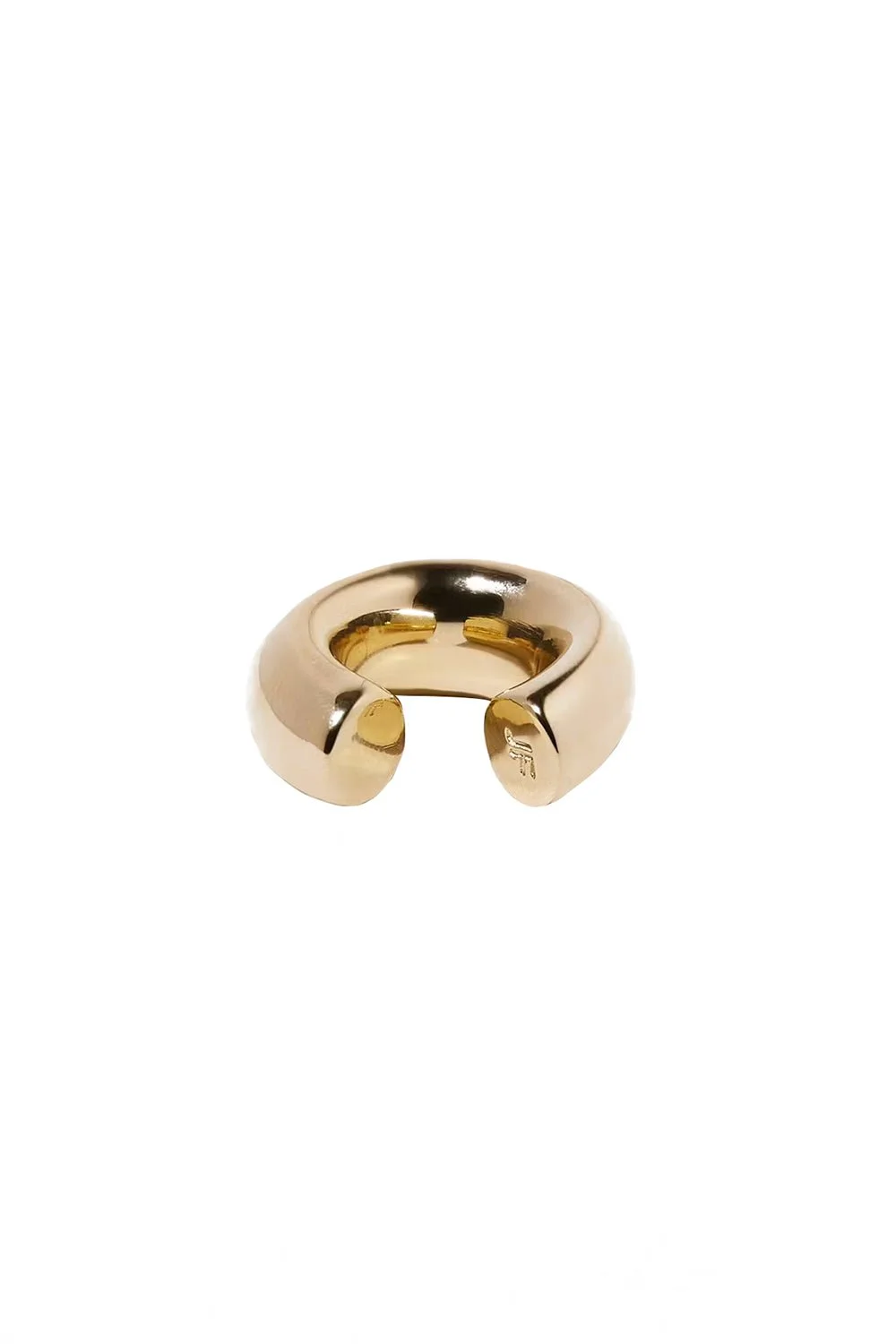 Samira Micro Ear Cuff - Yellow Gold - 0.4in - 1
