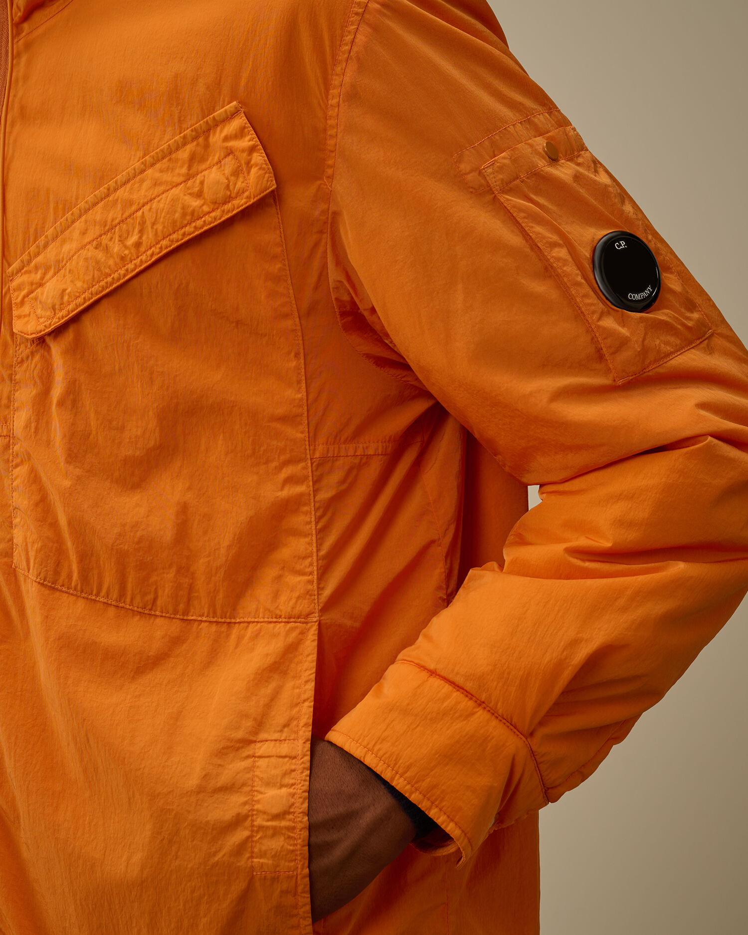 Chrome-R Hooded Zipped Overshirt - 5