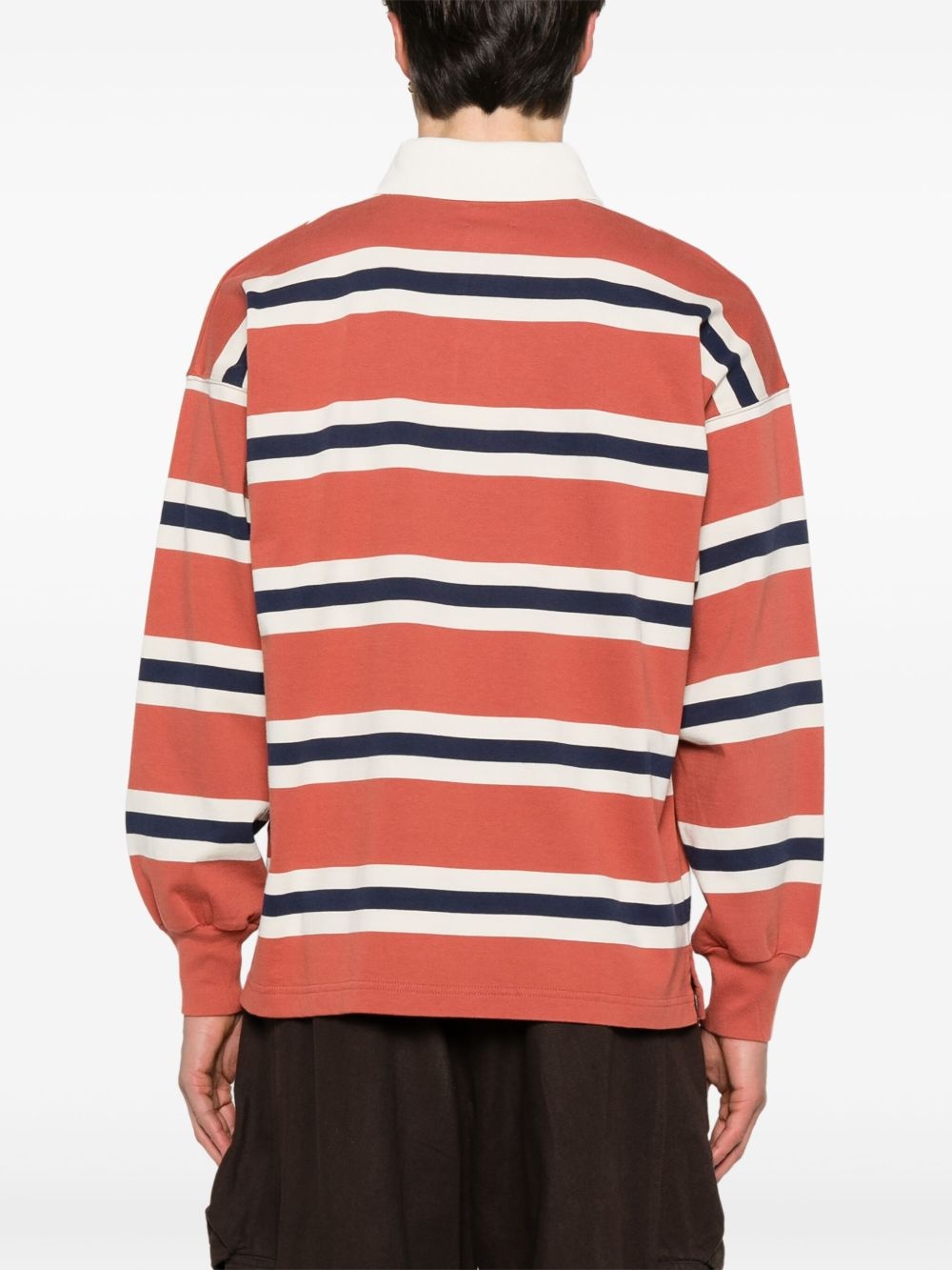 striped polo shirt - 4