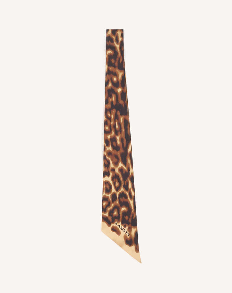 LEOPARD PRINT SILK TWILLY 1