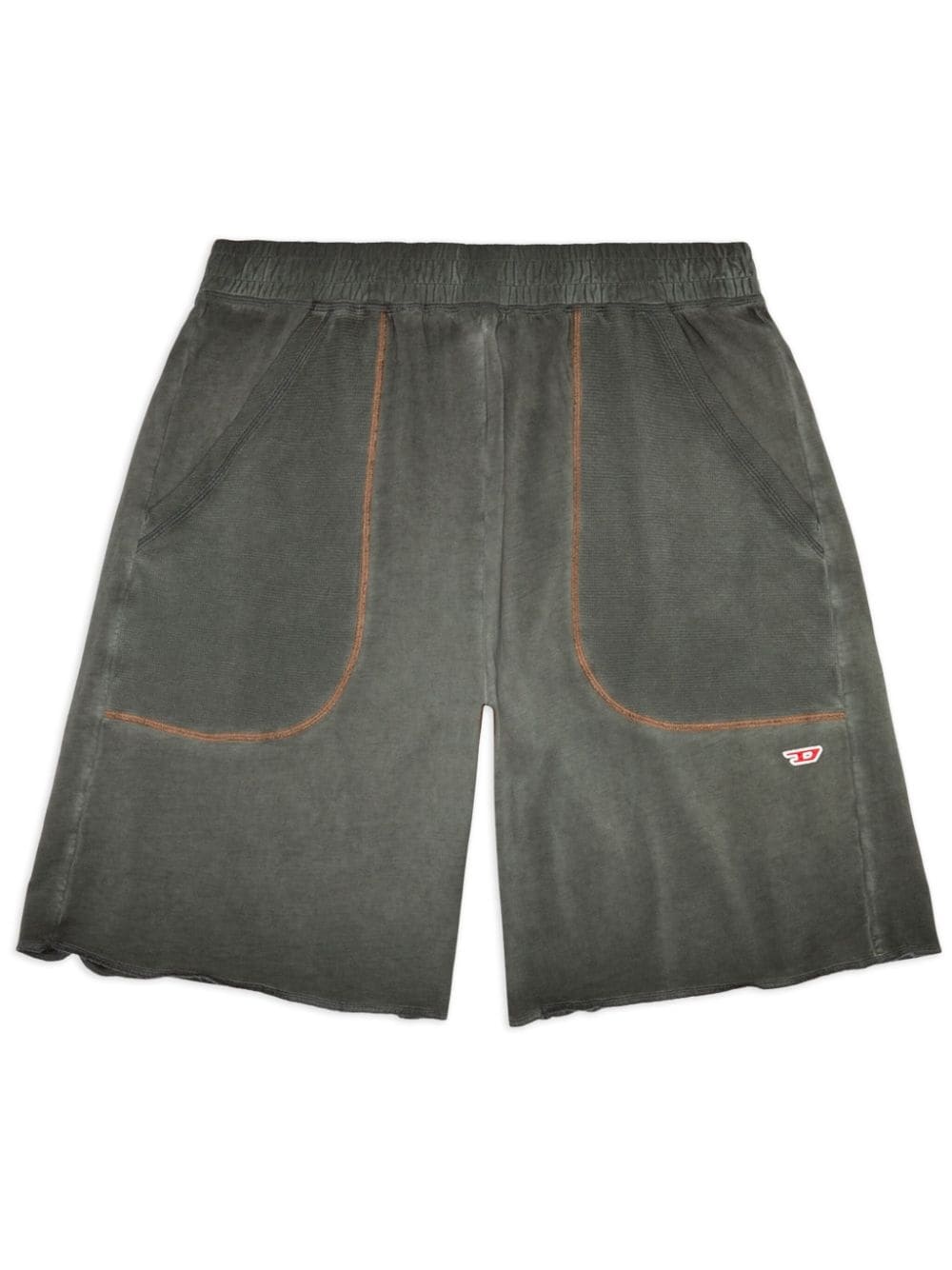 P-BASK faded-effect cotton-jersey shorts - 1