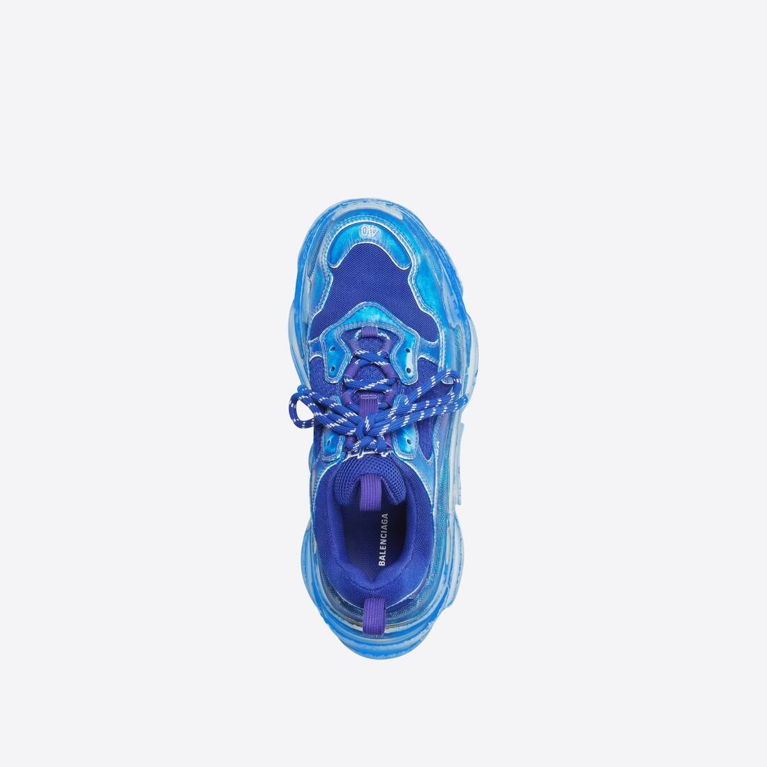 Men's Triple S Faded Sneaker in Blue - 5