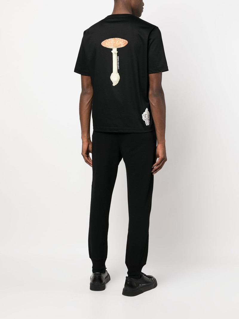 Lanvin L rabbit patch T-shirt outlook