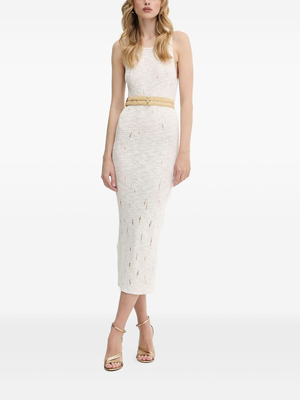 ribbed midi dress - 2