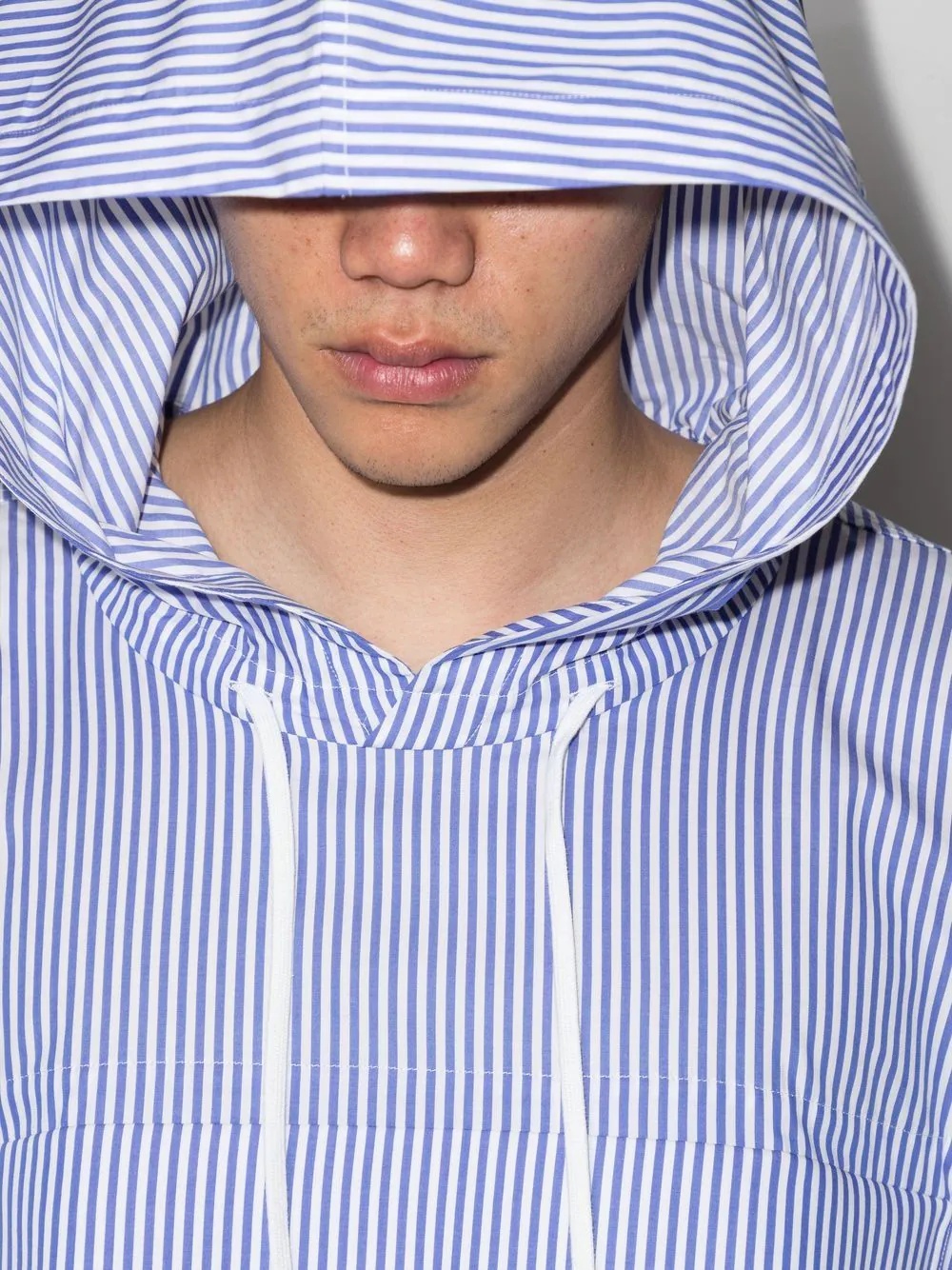 striped hooded shirt - 4