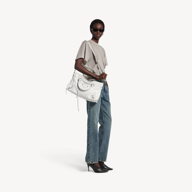 Le City Medium Bag in White 7