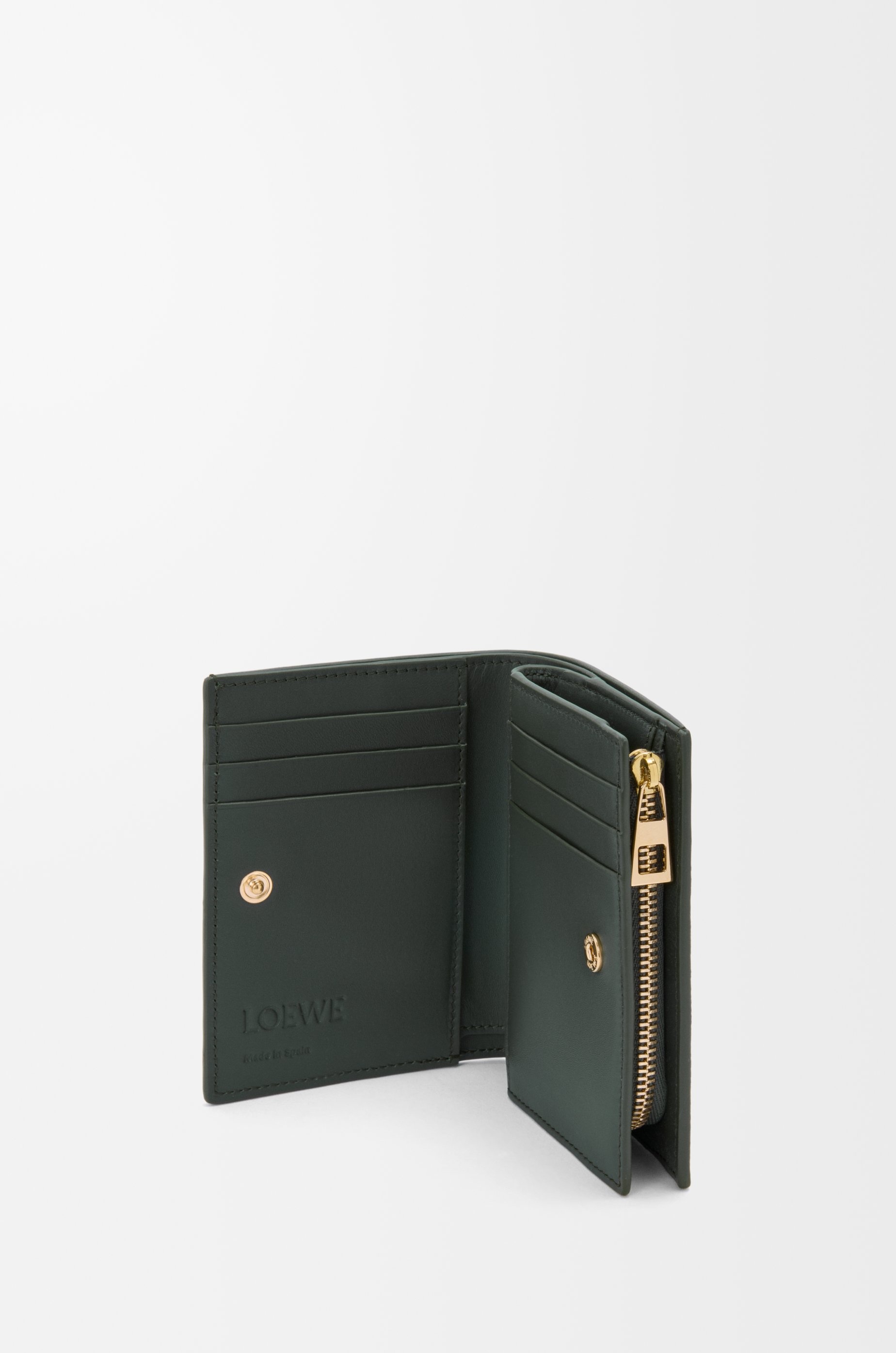 Compact wallet in nappa calfskin - 3