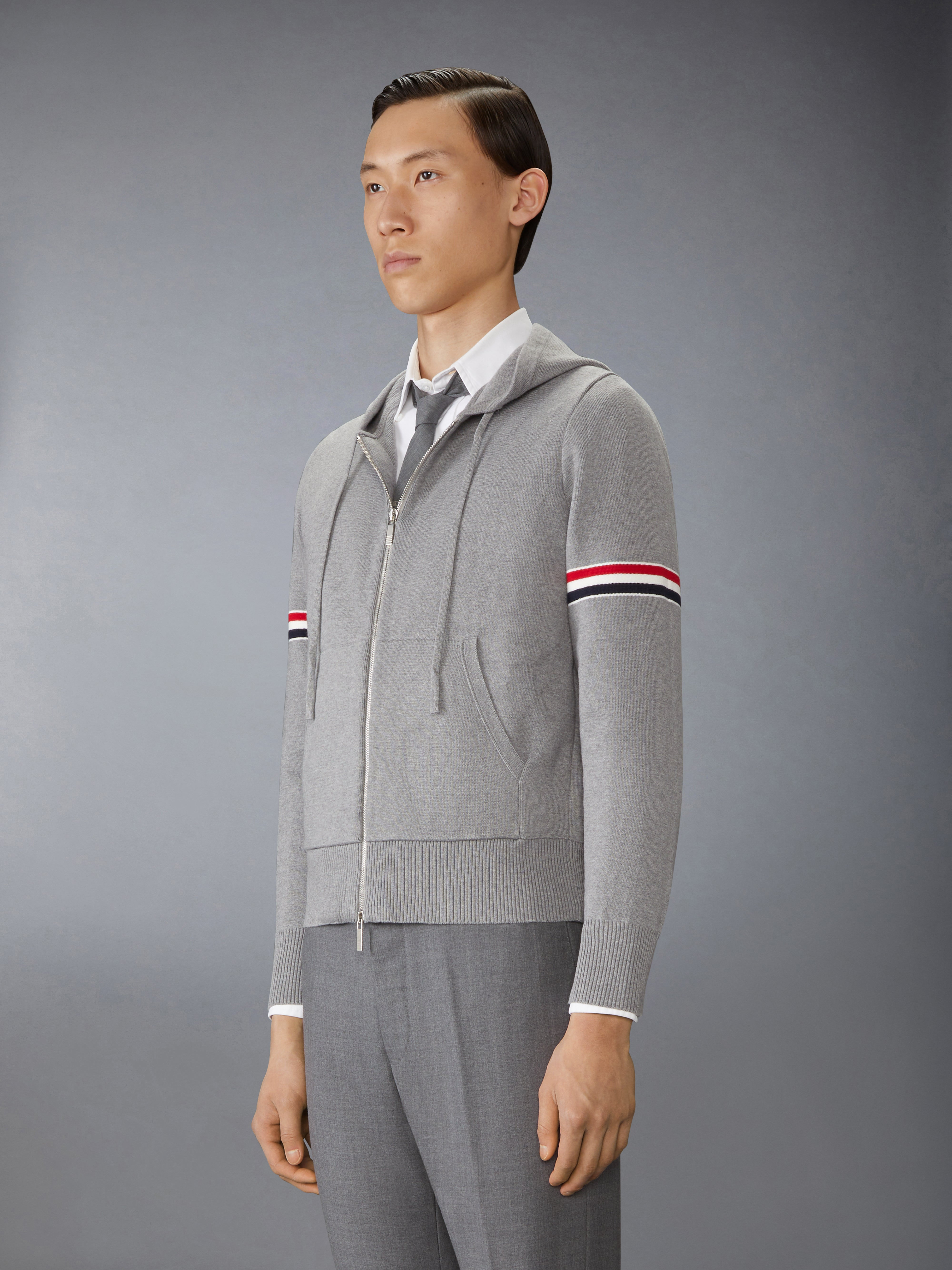 COTTON MILANO ARMBAND HOODIE - 4