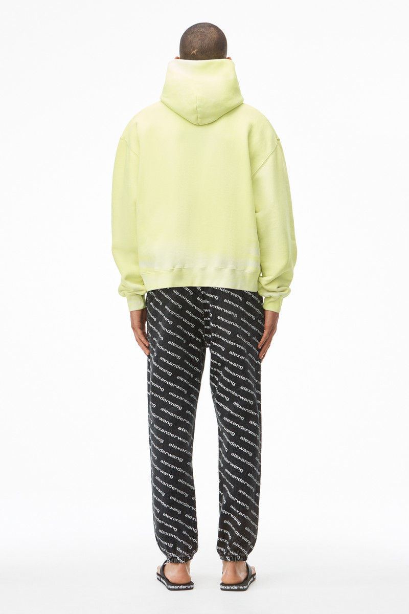 GARMENT DYED HOODIE IN TERRY 4