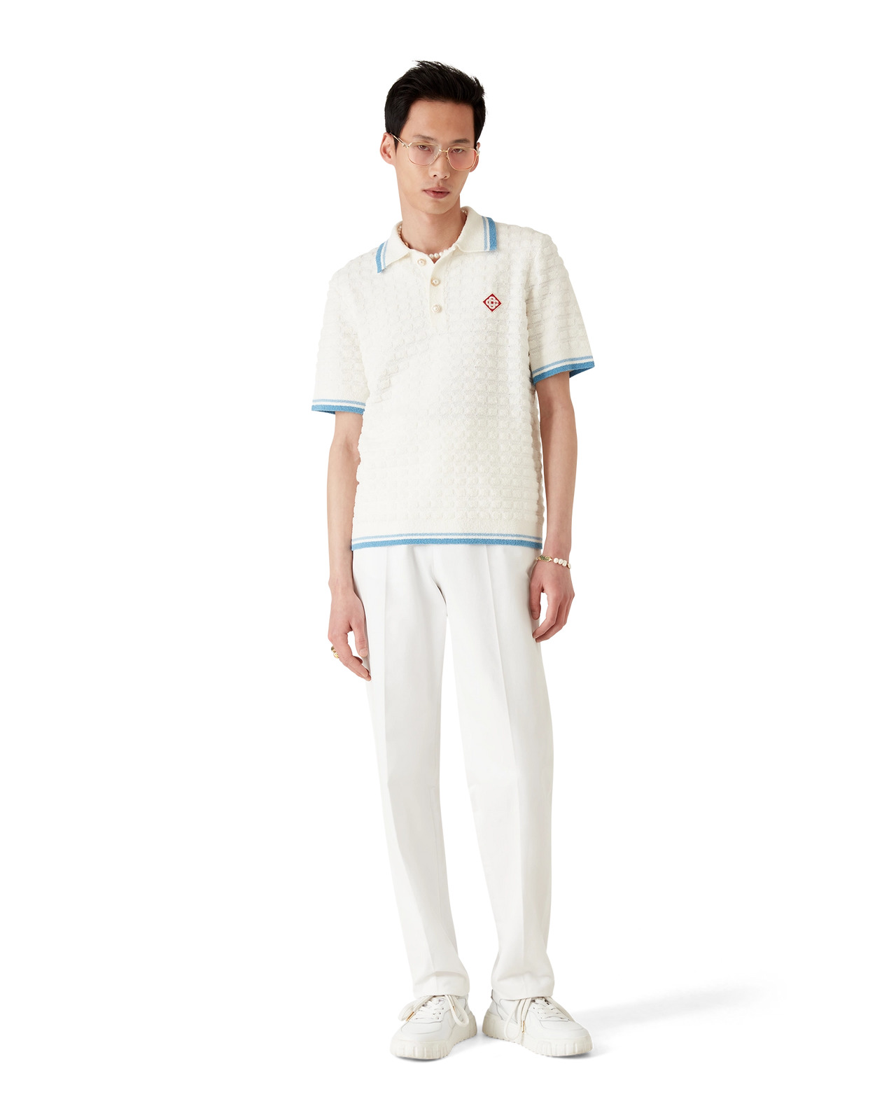 Boucle Short Sleeve Polo Shirt | Casablanca Paris - 2
