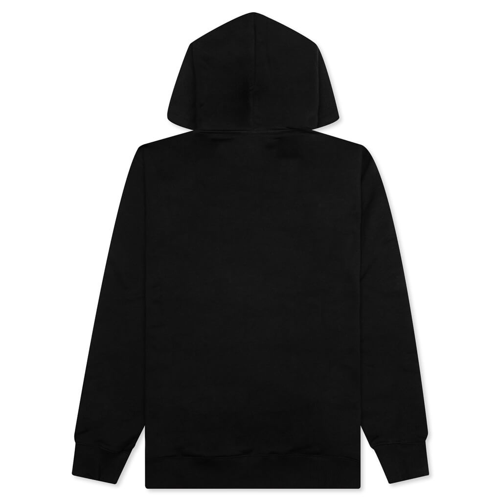 CLASSIC OVERSIZED CURBLACE HOODIE - BLACK - 2