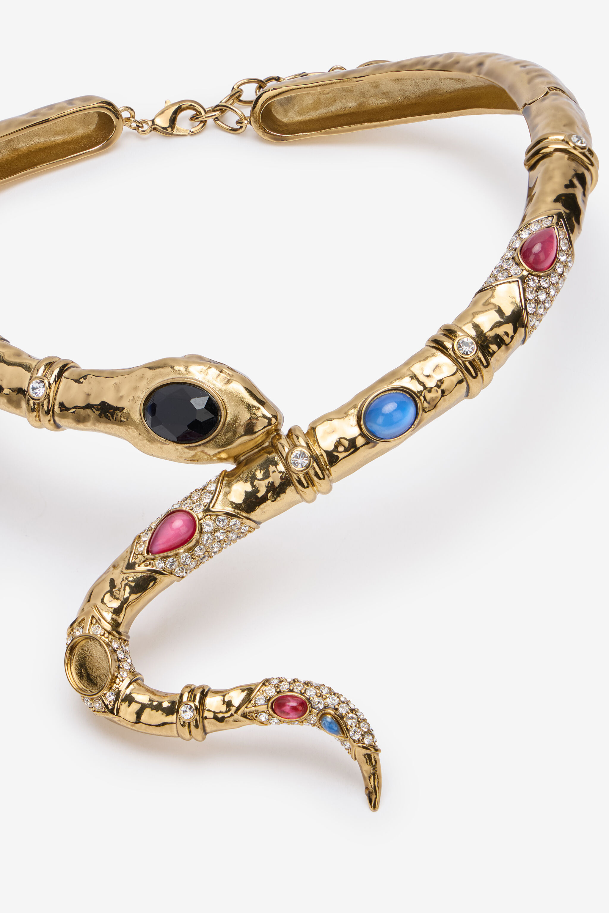 Snake-Shaped Choker Necklace - 4