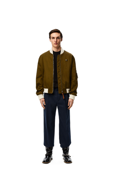 Loewe Bomber jacket in cotton outlook