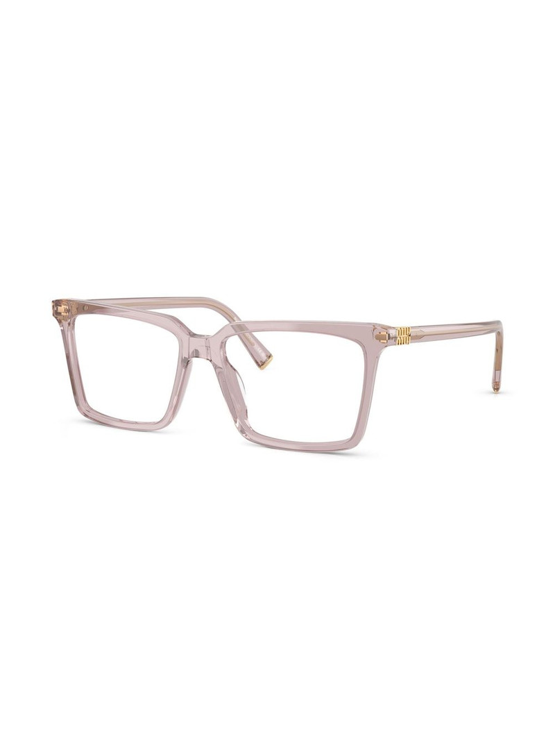Miu Miu rectangle-frame glasses outlook