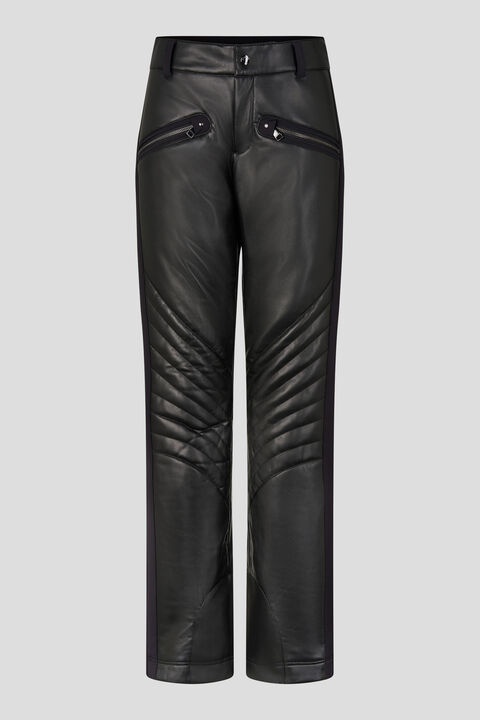 Tory faux leather ski pants in Black - 1
