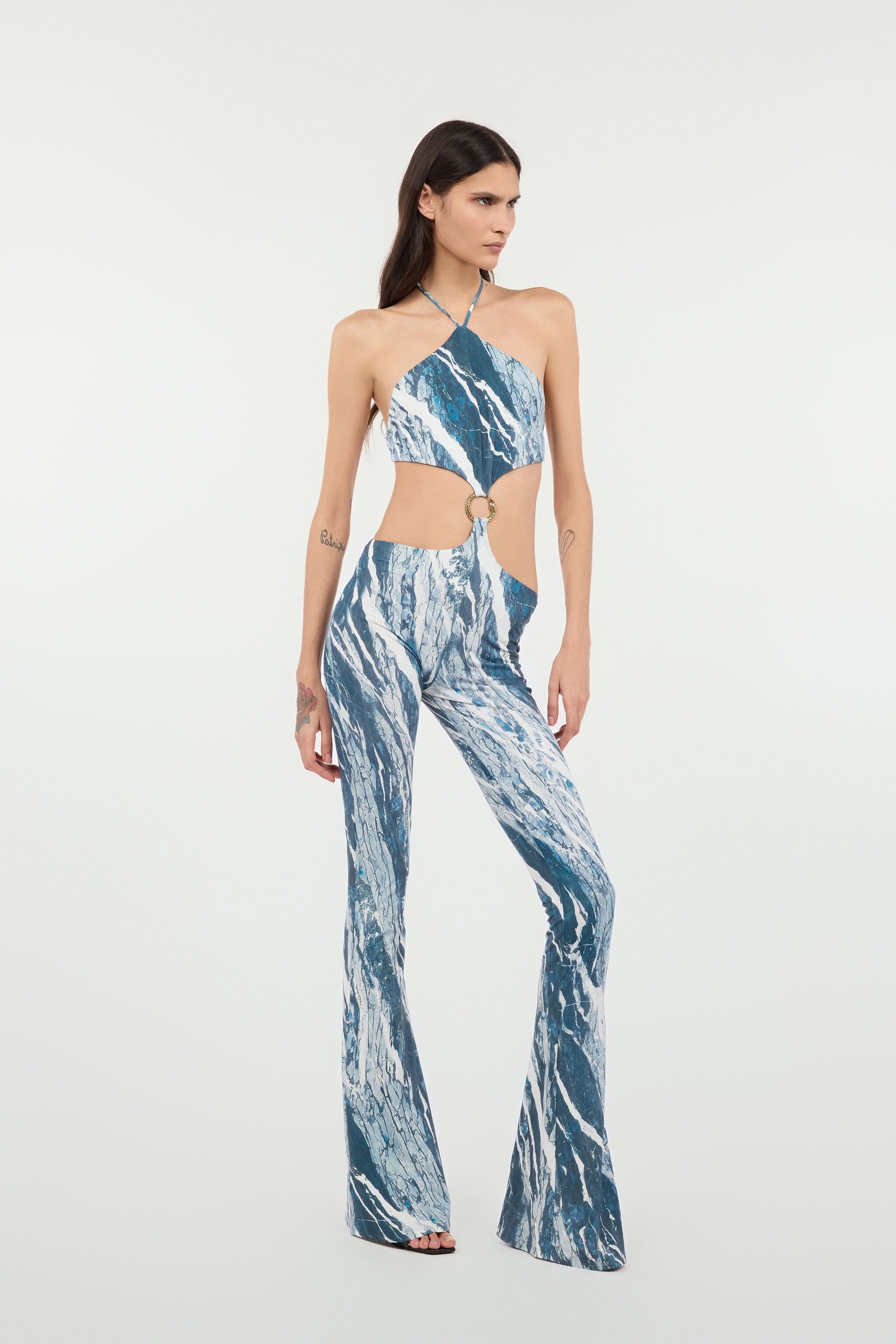 Rubane-Print Jumpsuit - 3