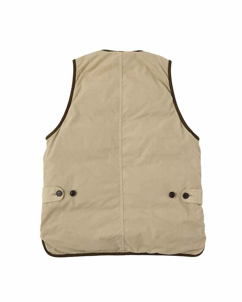 LINER DOWN VEST KHAKI - 2