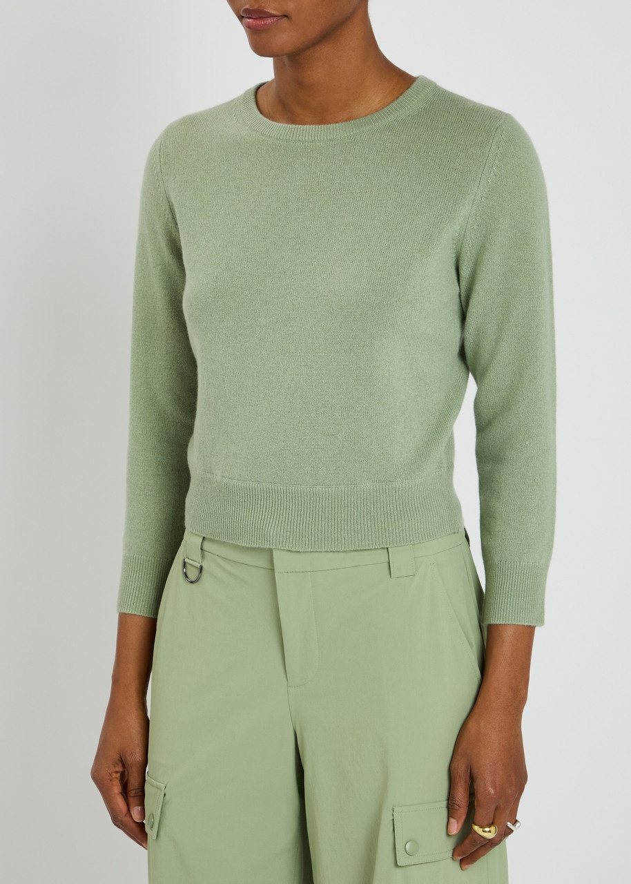 Alice + Olivia Carolann Shrunken Cashmere-blend Jumper - 2