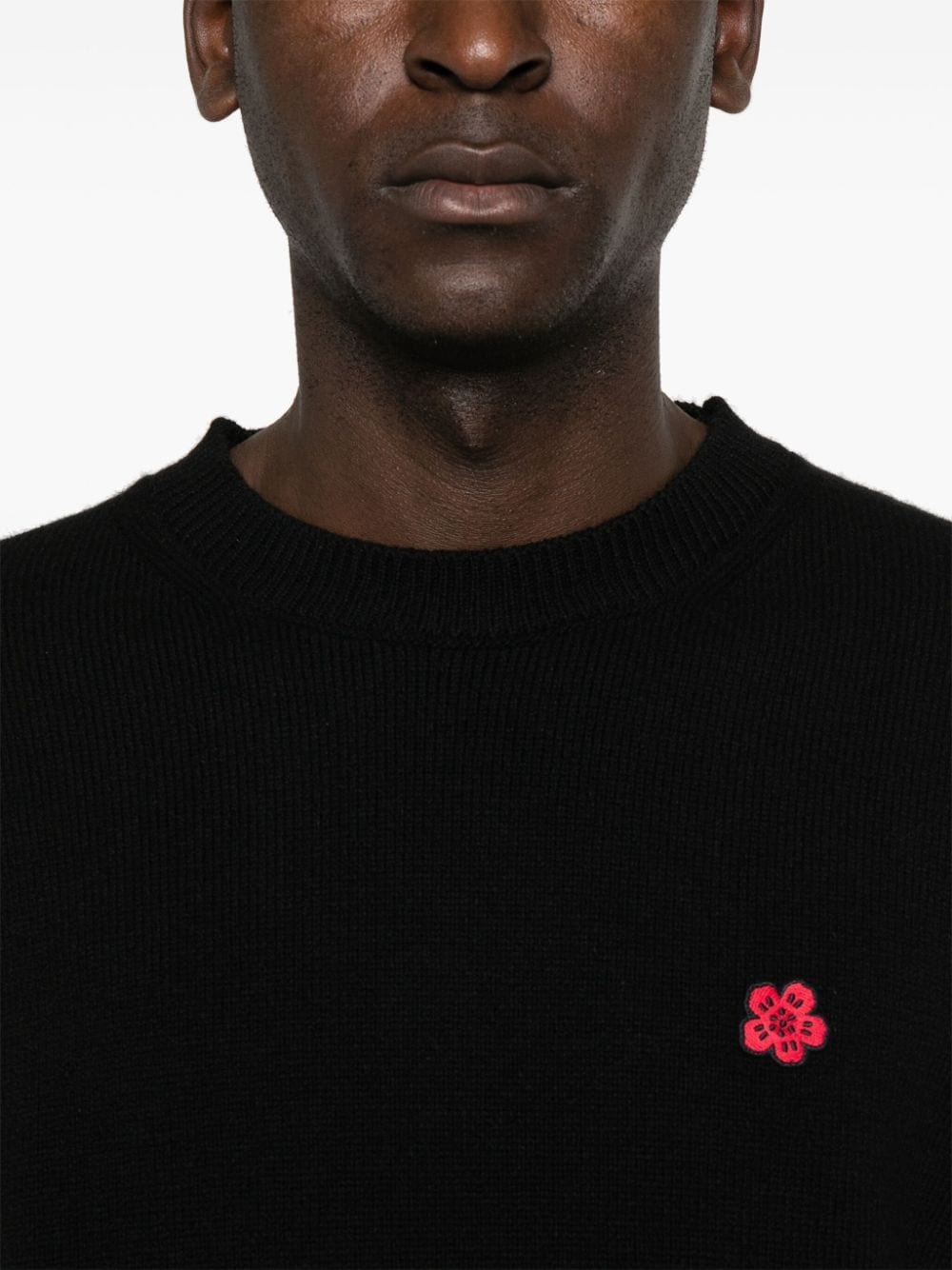 crew-neck wool jumper - 5