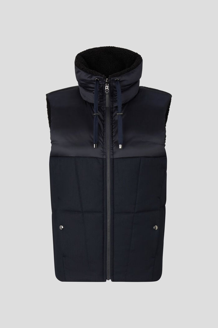 Xeno Reversible down waistcoat in Navy blue - 1