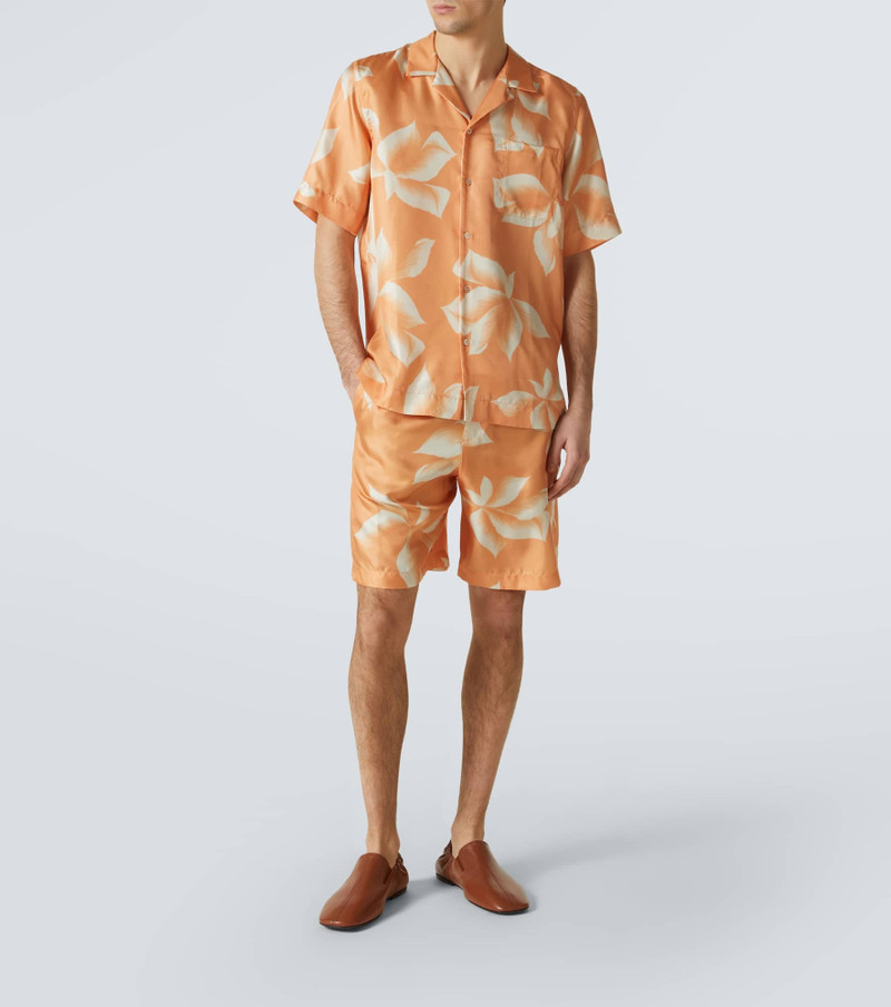 Dries Van Noten Printed silk shorts outlook