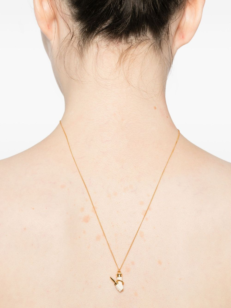 UNDERCOVER logo pendant necklace outlook