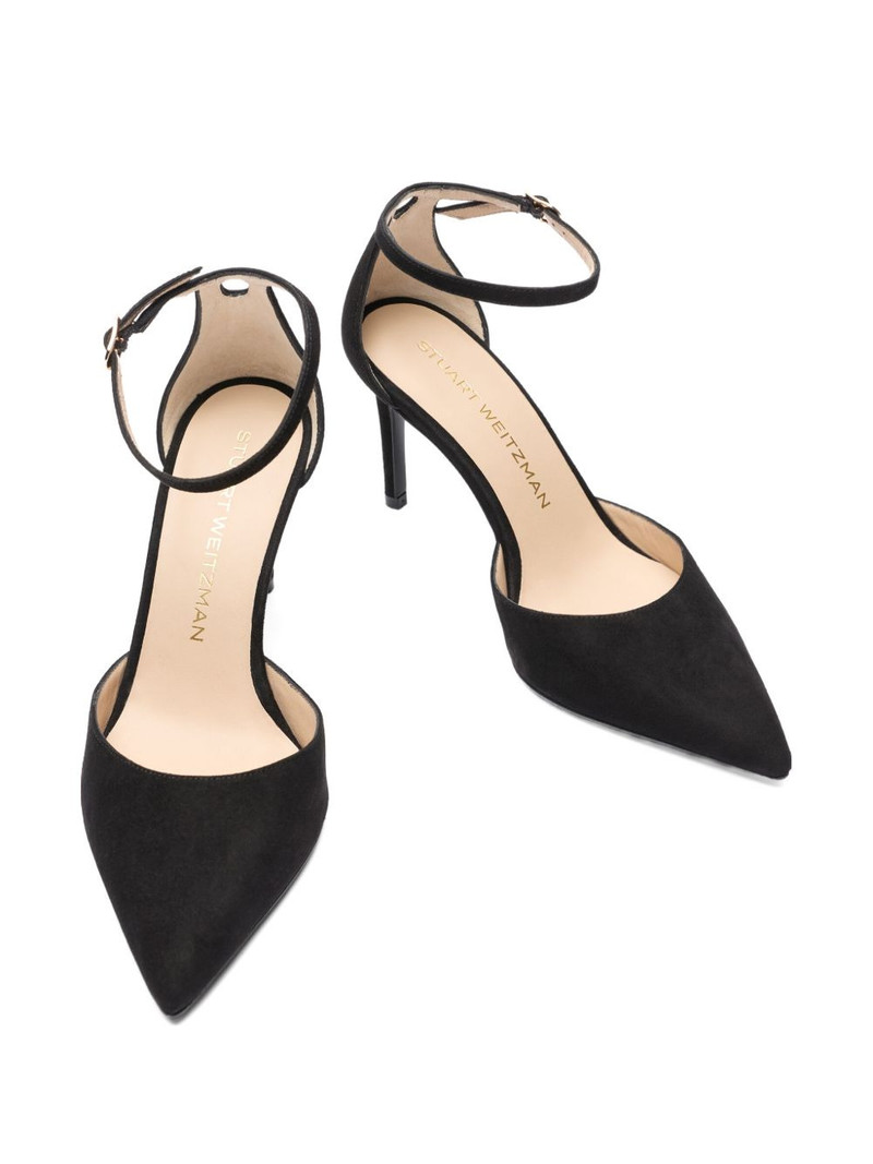 85mm ankle-strap pointed pumps 3