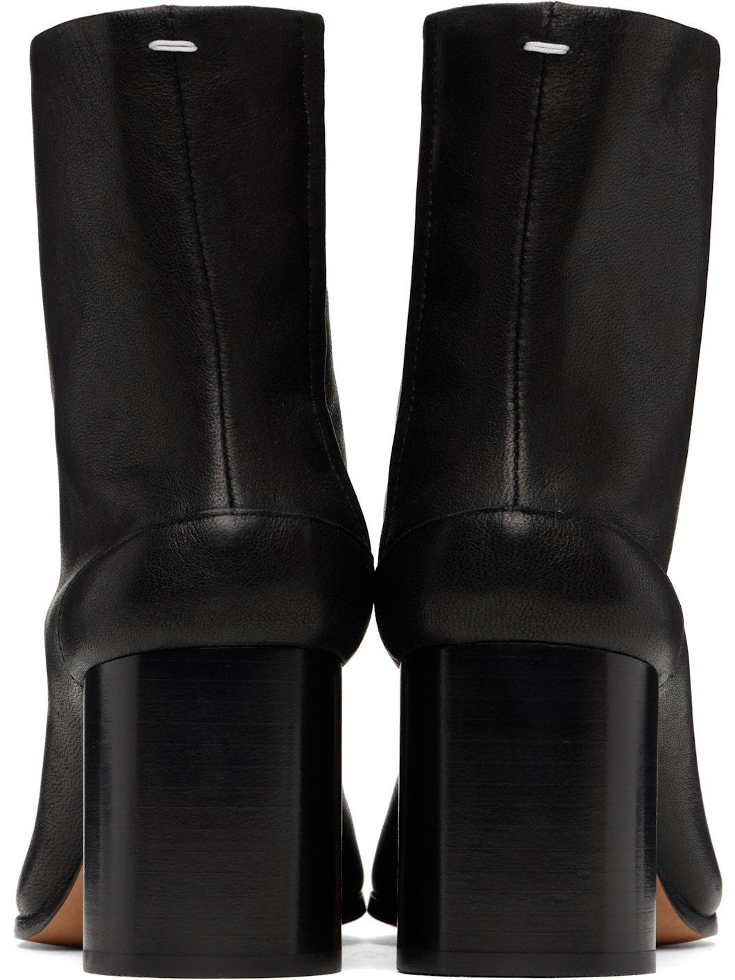Black Tabi Ankle Boots - 2