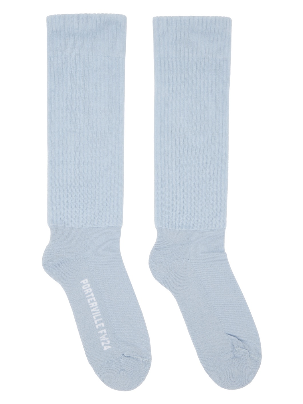 Blue Porterville Knee High Socks - 1